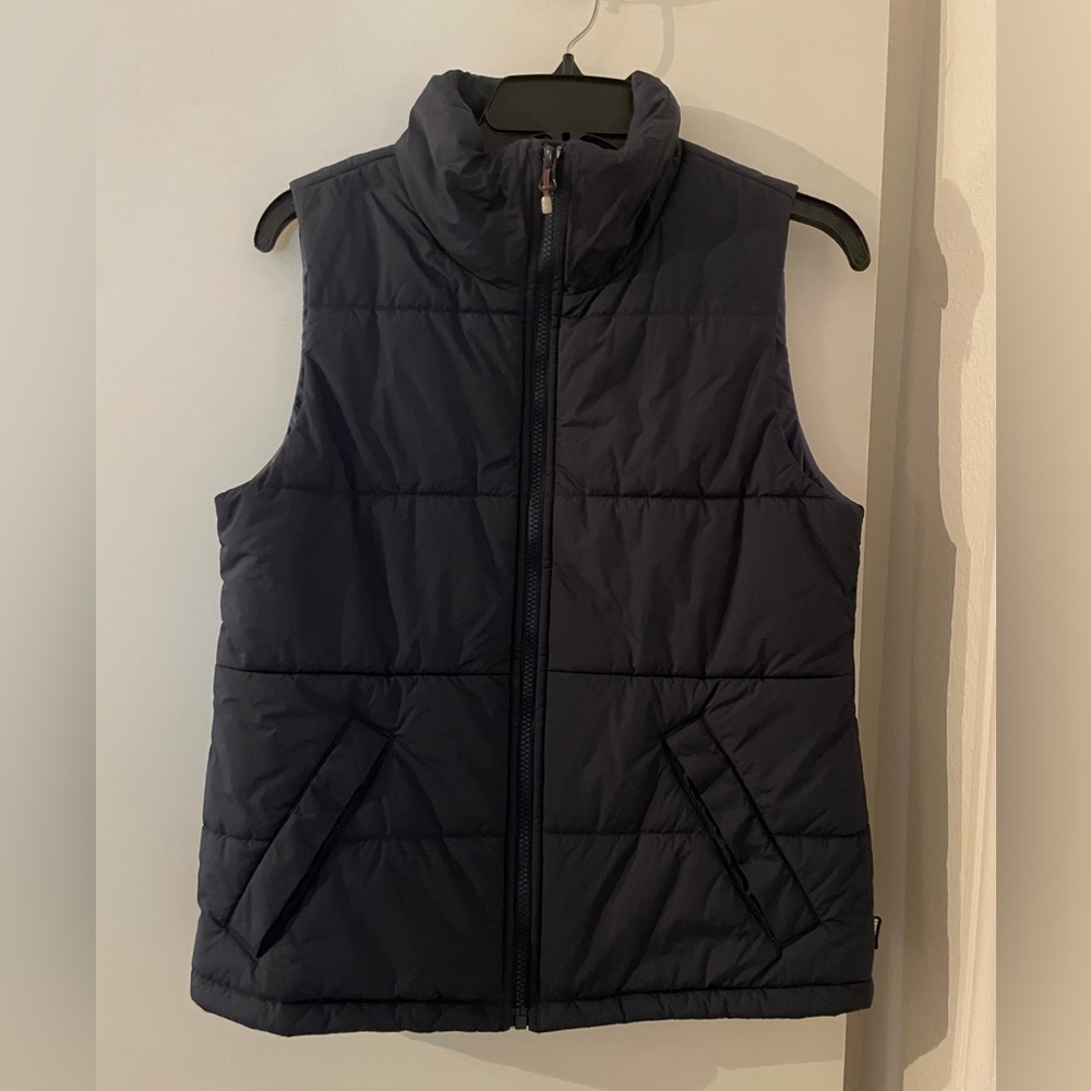 REI Utility Puffer Vest Navy Blue Women’s Full Zip Lightweight